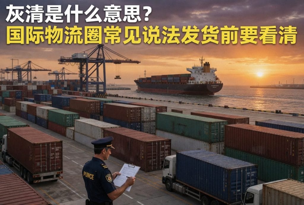 灰清是什么意思？国际物流发货前必看的风险与正规清关指南