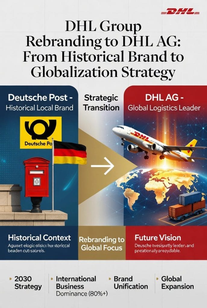DHL集团更名DHL AG:全球物流巨头重组释放哪些跨境信号?