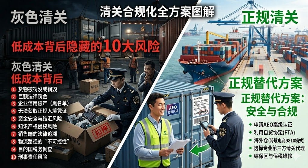 灰色清关的真相：揭秘10大风险、法律后果与合规替代方案