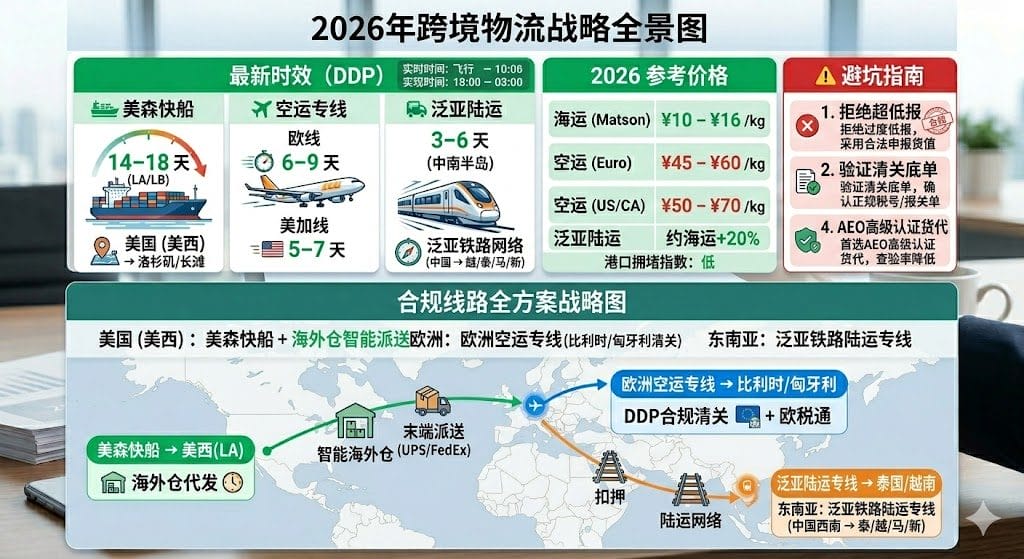 2026 海运/空运双清包税到门全攻略：最新时效、价格表与避坑指南